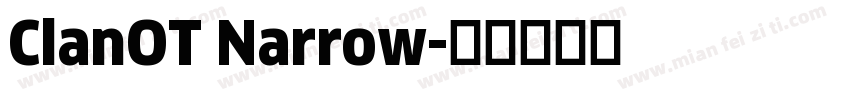 ClanOT Narrow字体转换
